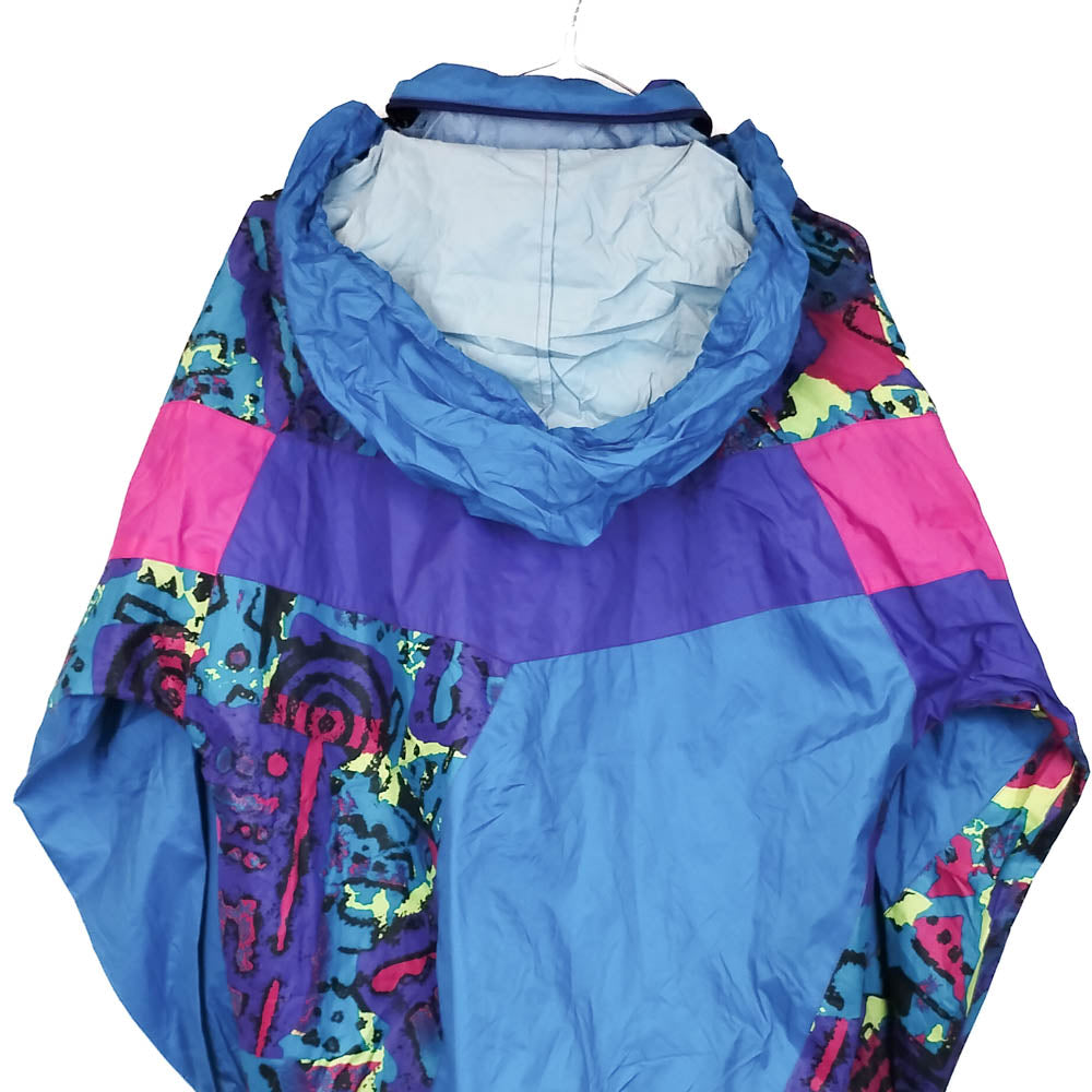 VIN-SW-34447 Vintage αντιανεμικό μπουφάν λεπτό γυναικείο 90's style S-Μ