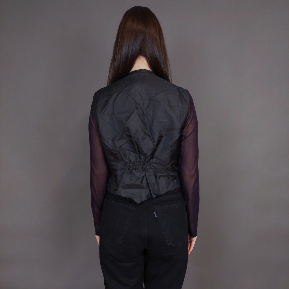 VIN-OUTW-32912 Vintage γιλέκο βελουτέ boho style M