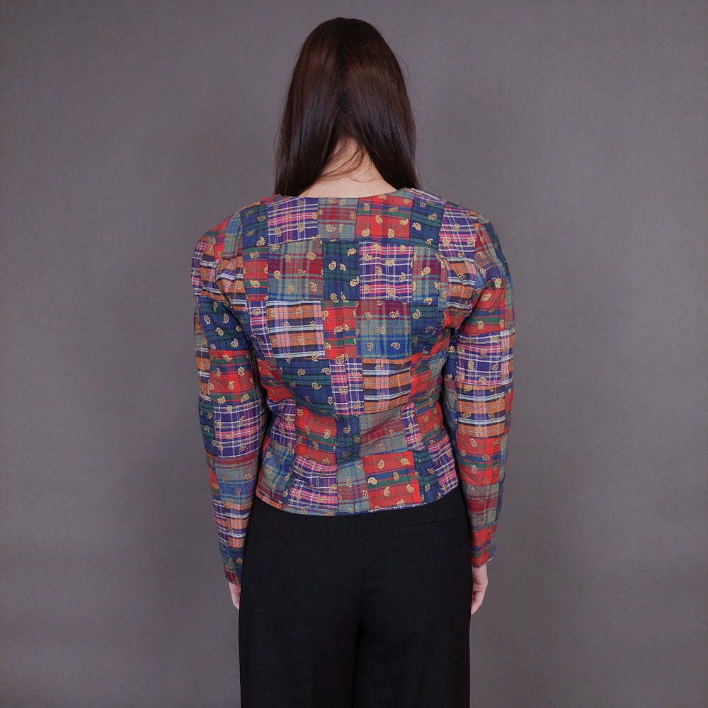 VIN-OUTW-32939 Vintage crazy pattern σακάκι S