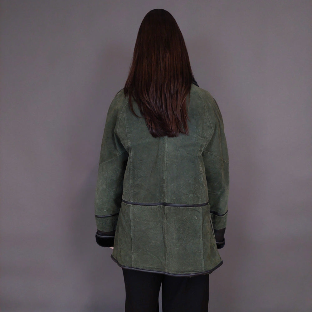 VIN-OUTW-32934 Vintage δερμάτινο jacket Μ-L