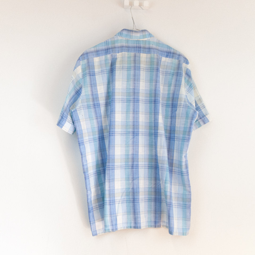 VIN-SHI-21615 Vintage πουκάμισο καρό unisex M-L