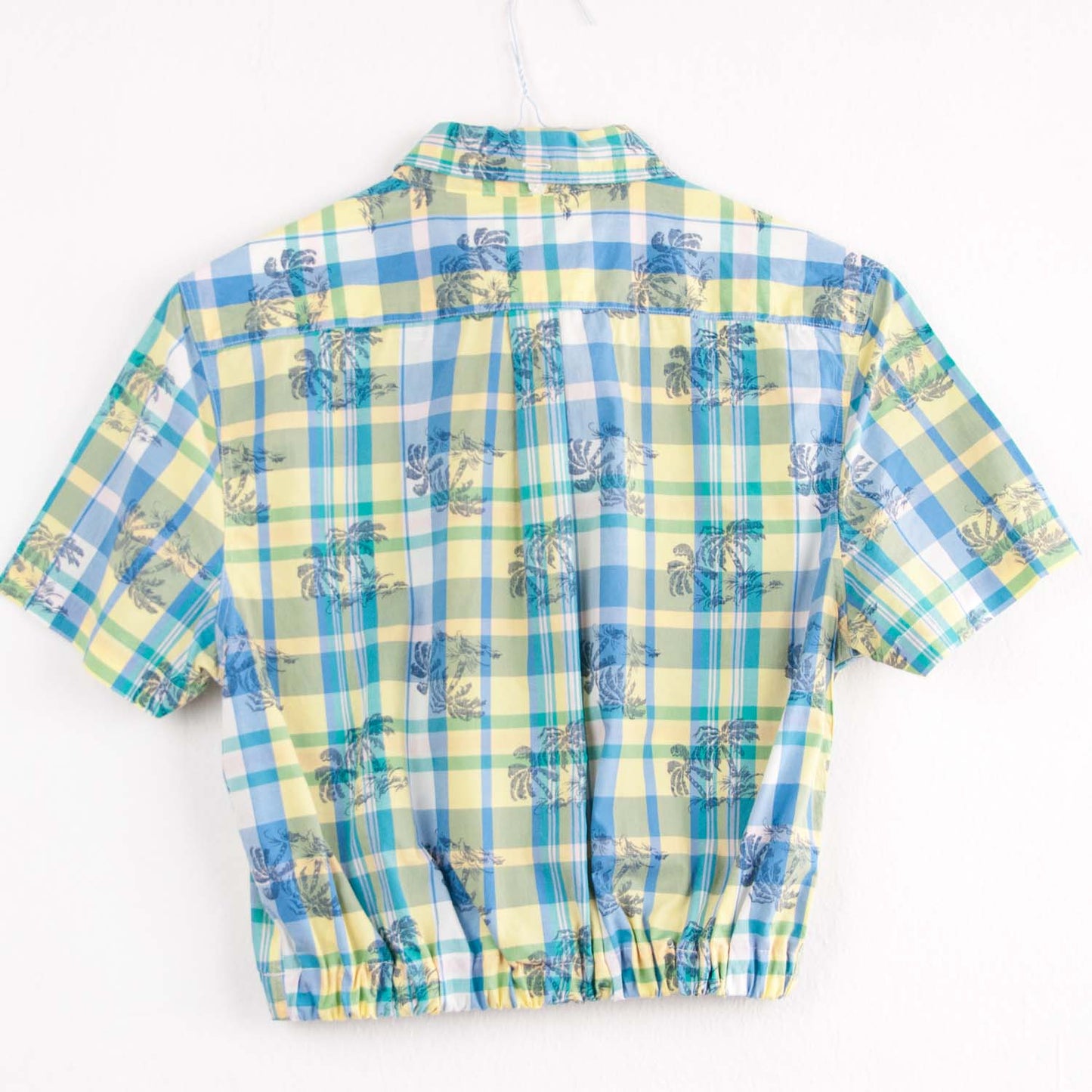 VIN-ΒLO-09267 Mεταποιημένο χαβανέζικο πουκάμισο καρό Levi's S