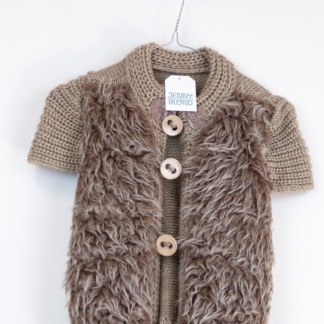 VIN-KNIT-21995 Vintage γιλέκο πλεκτό S