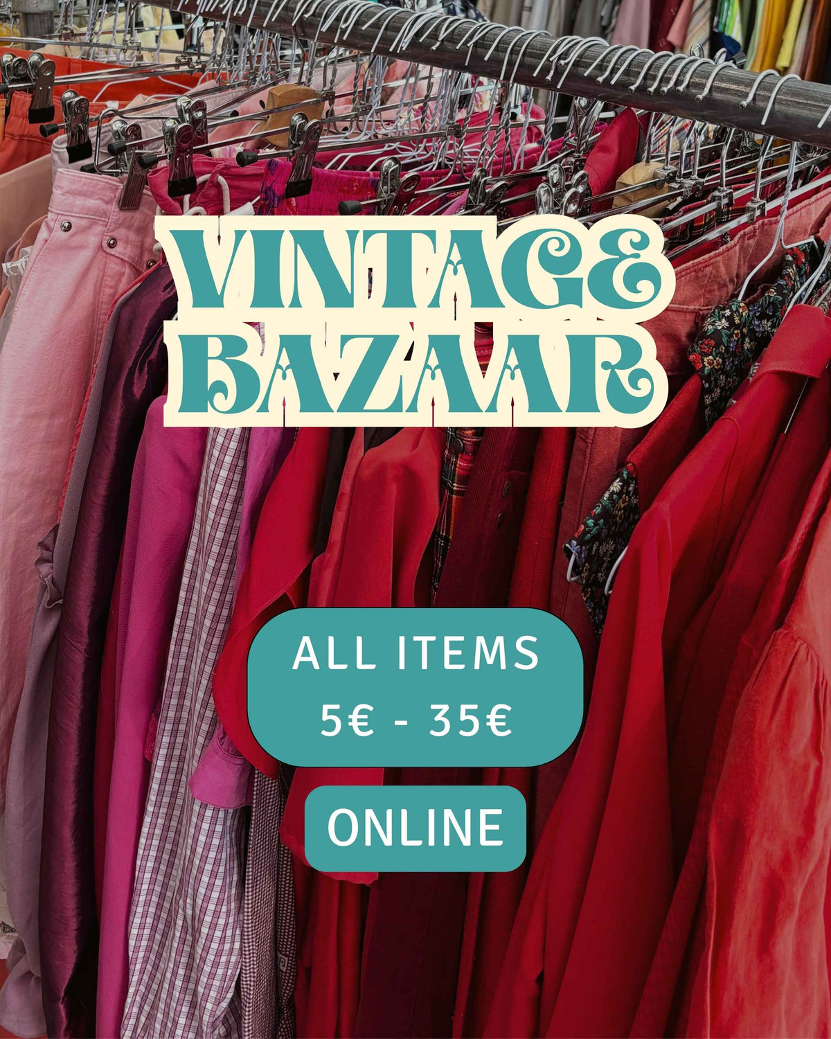 Vintage bazaar banner