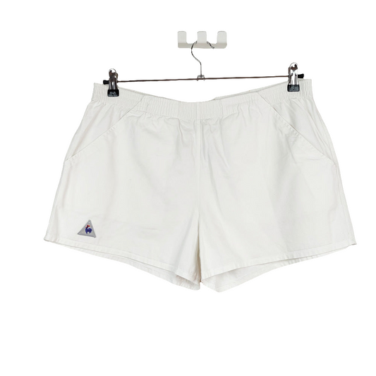 VIN-TR-27898 Vintage shorts λευκό Le coq sportif L