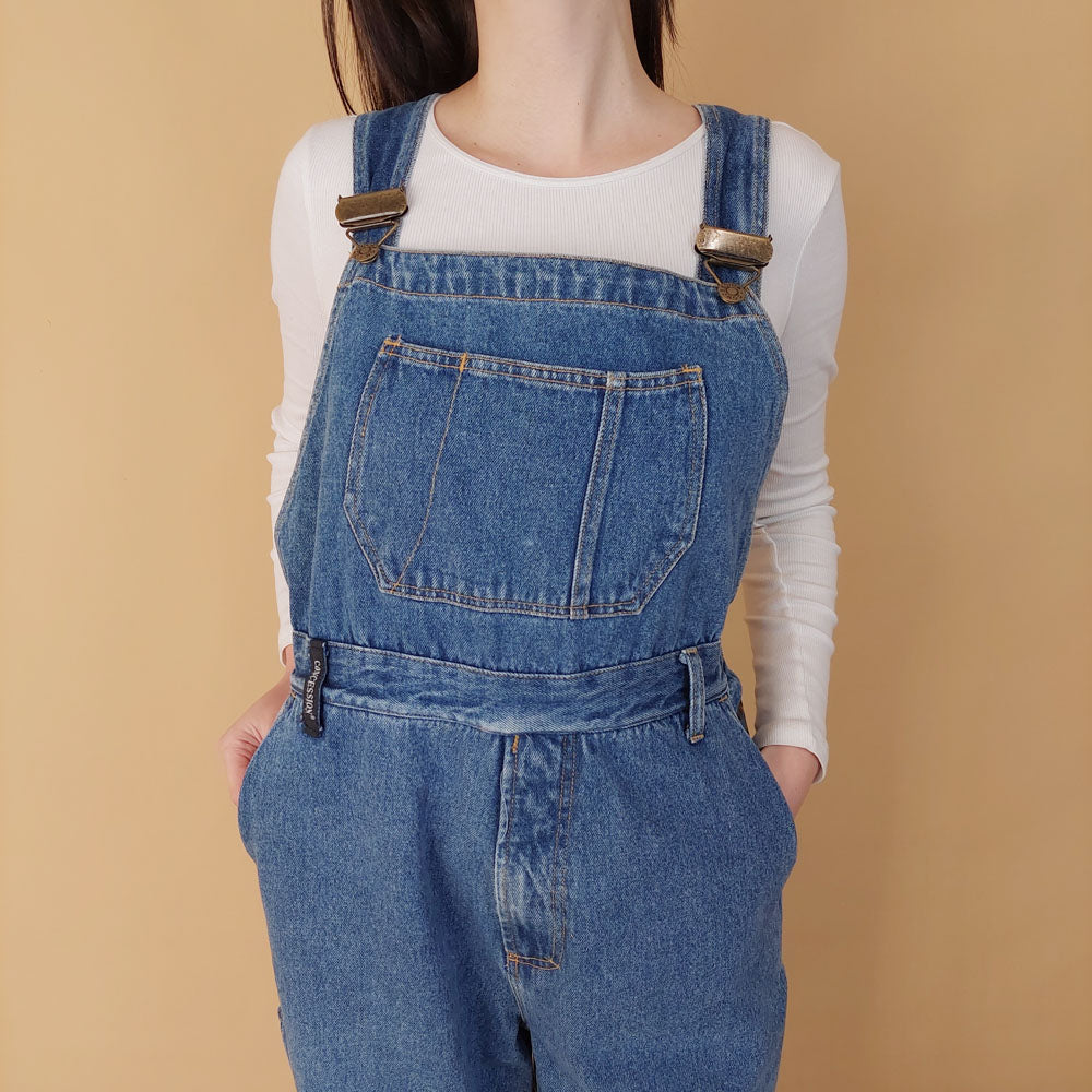 VIN-DR-30200 Vintage ολόσωμη φόρμα denim Μ-L