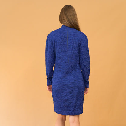 VIN-DR-24637 Vintage φόρεμα μπλε M