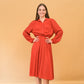 VIN-DR-24668 Vintage φόρεμα κόκκινο M-L