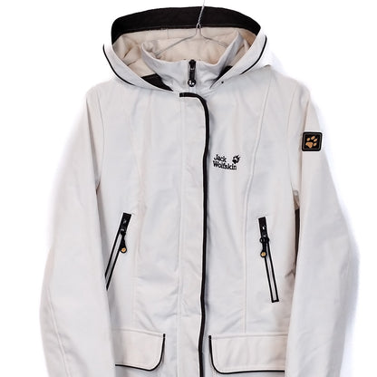 VIN-OUTW-35112 Preloved μπουφάν γυναικείο εκρού Jack Wolfskin M