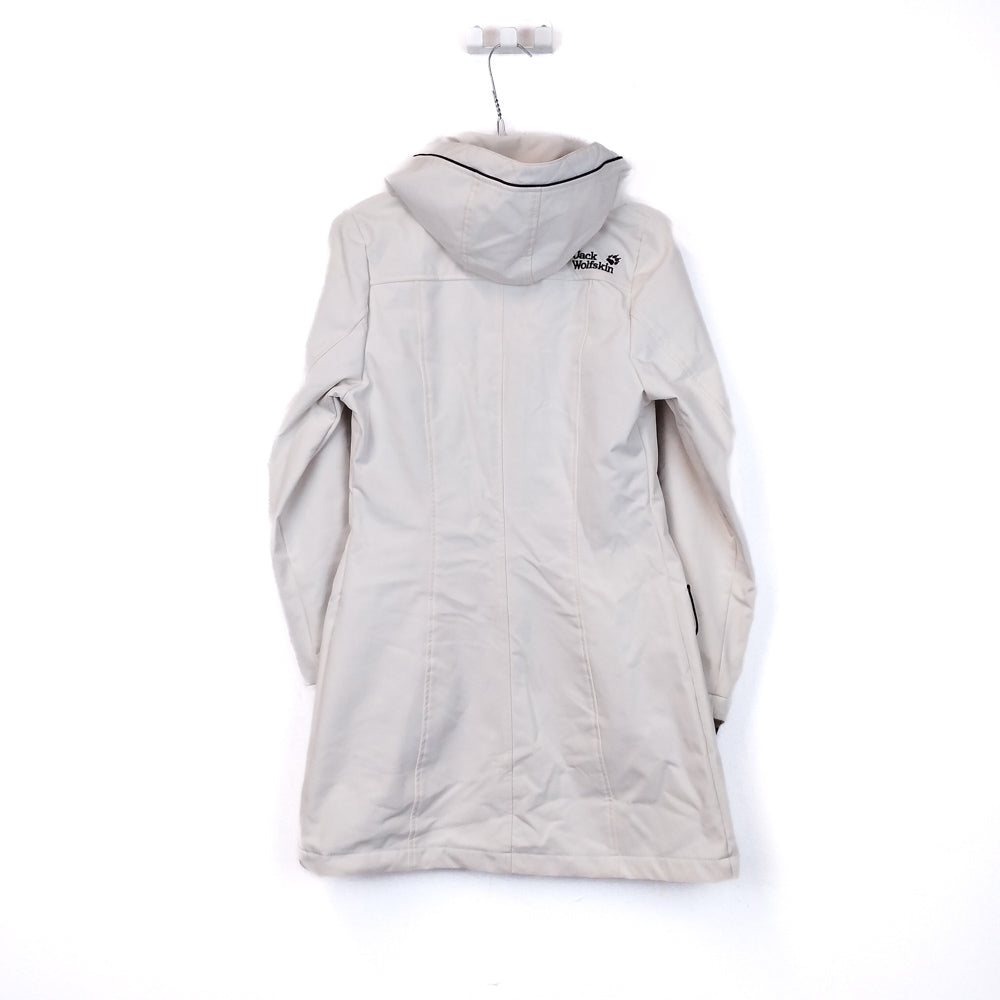 VIN-OUTW-35112 Preloved μπουφάν γυναικείο εκρού Jack Wolfskin M