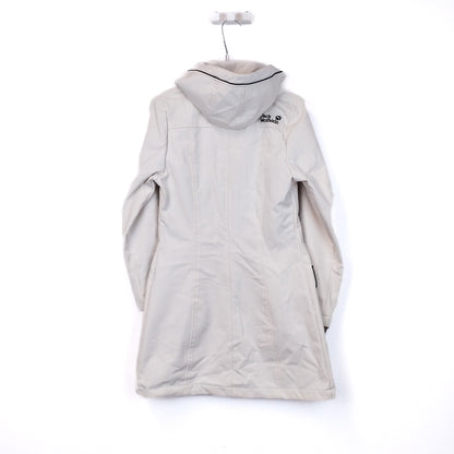 VIN-OUTW-35112 Preloved μπουφάν γυναικείο εκρού Jack Wolfskin M