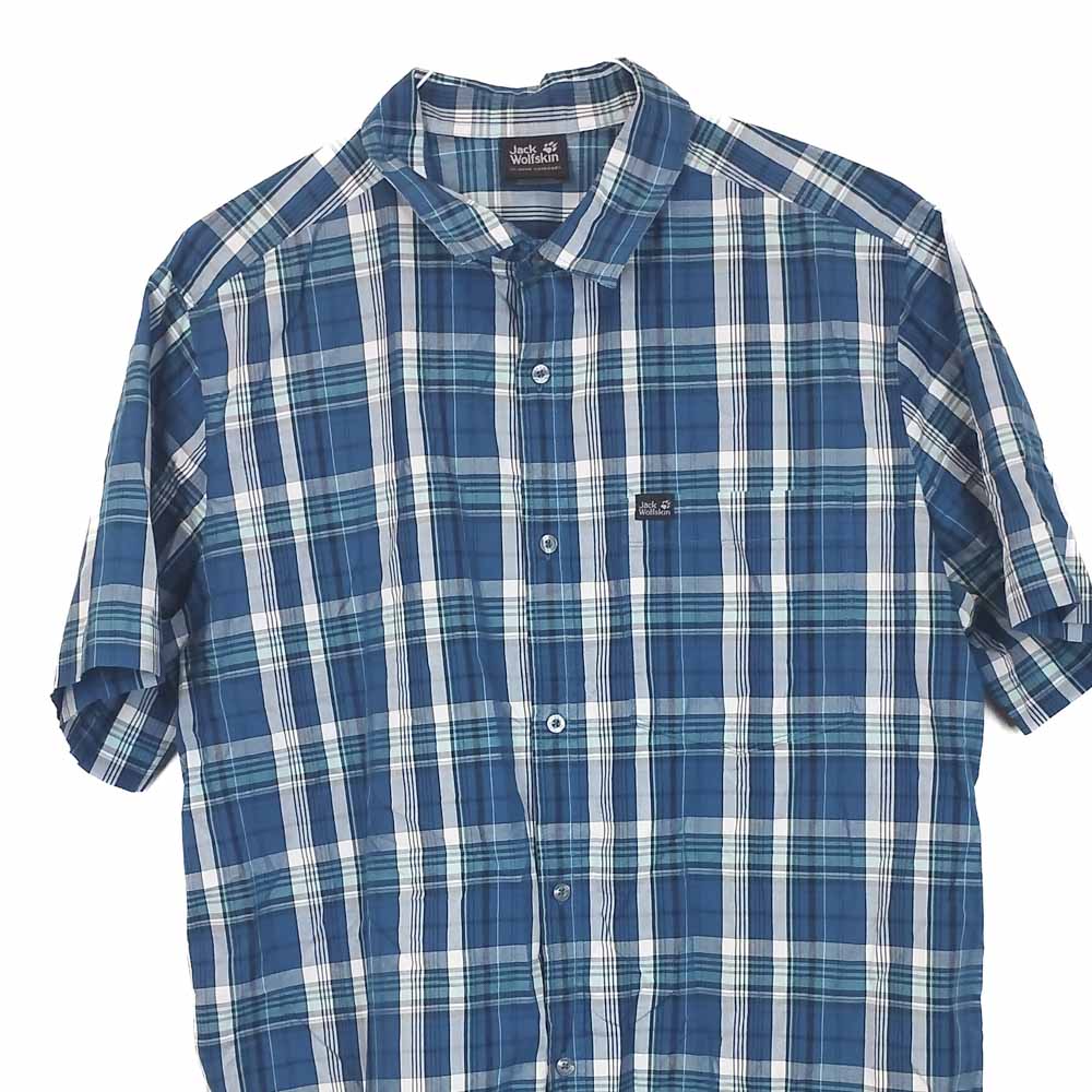 VIN-SHI-35438 Preloved πουκάμισο καρό unisex Columbia XL
