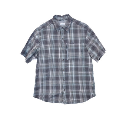 VIN-SHI-35440 Preloved πουκάμισο καρό unisex Columbia L-XL