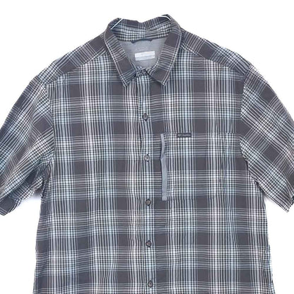 VIN-SHI-35440 Preloved πουκάμισο καρό unisex Columbia L-XL