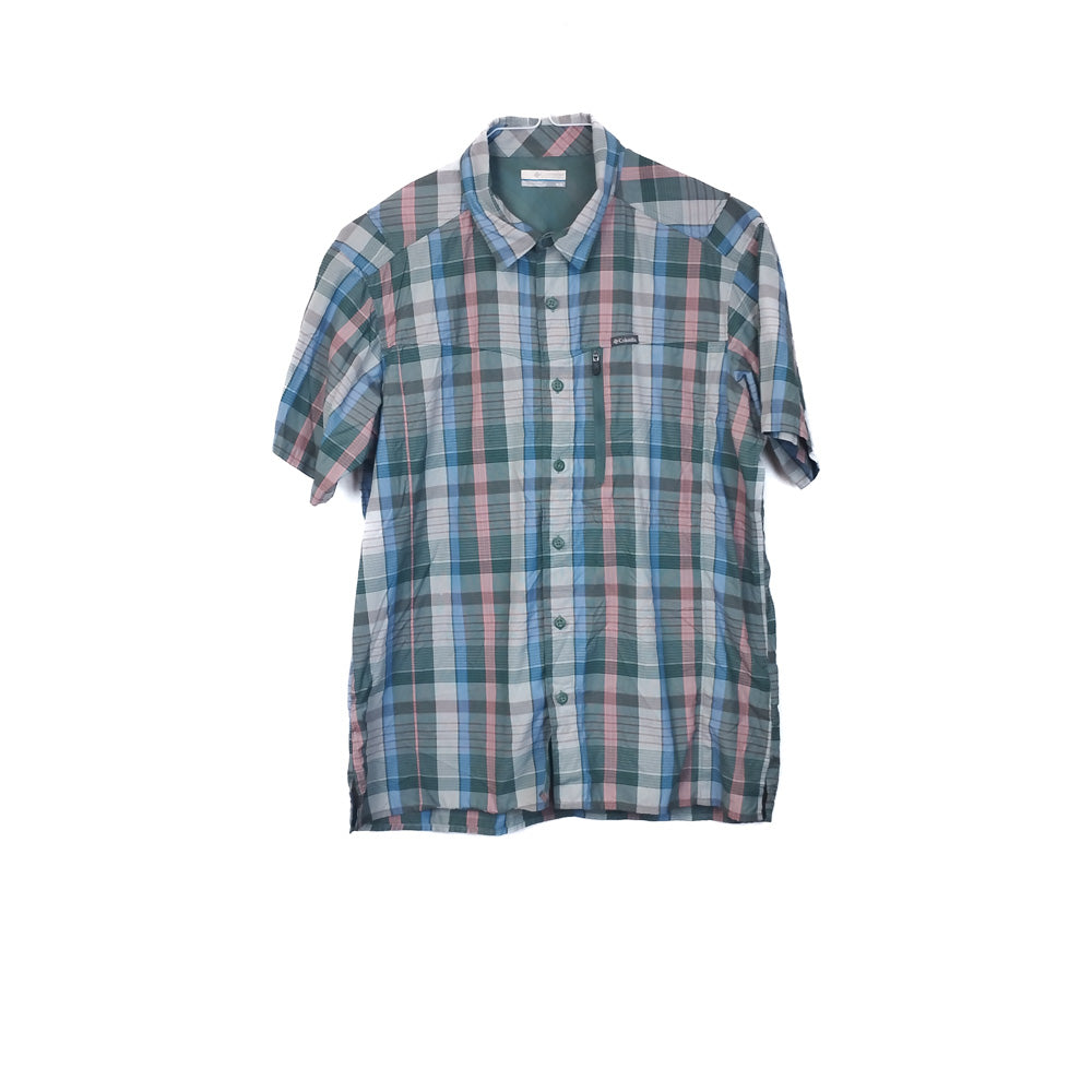 VIN-SHI-35442 Preloved πουκάμισο καρό unisex Columbia M