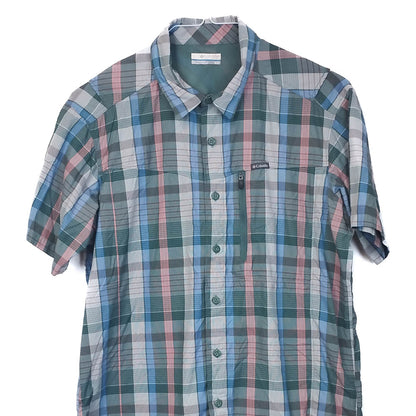 VIN-SHI-35442 Preloved πουκάμισο καρό unisex Columbia M