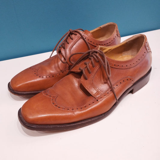 VIN-FTW-28069 Vintage παπούτσια δερμάτινα 40