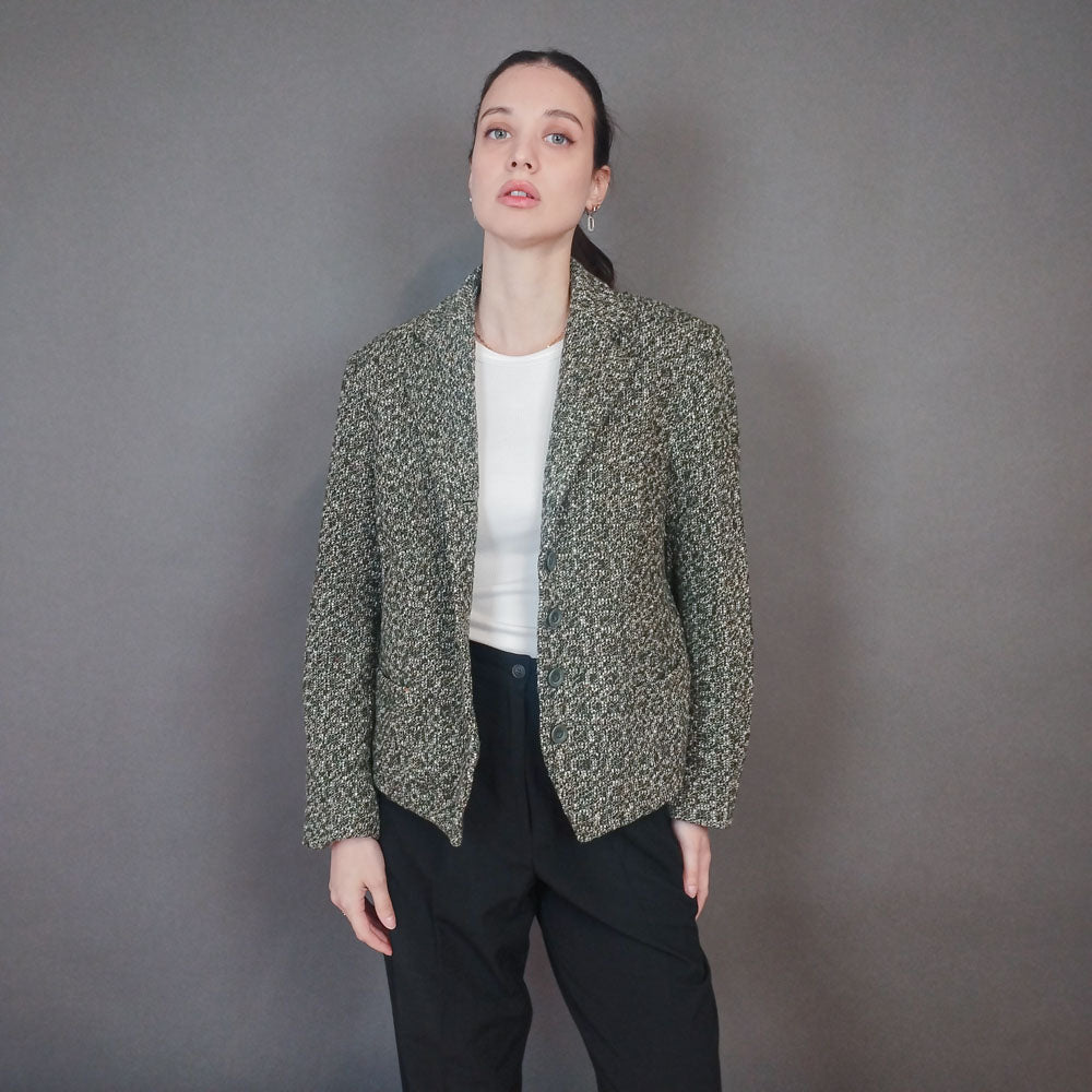 VIN-OUTW-33379 Vintage σακάκι μάλλινο Μ