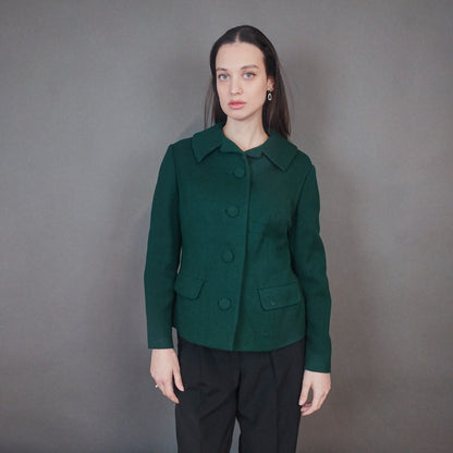 VIN-OUTW-33380 Vintage σακάκι μάλλινο S