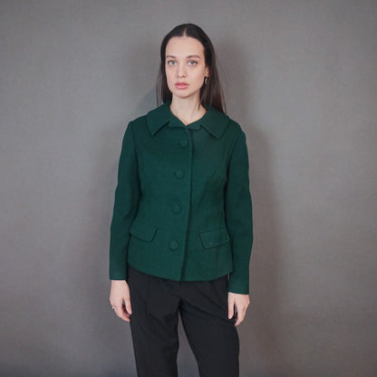 VIN-OUTW-33380 Vintage σακάκι μάλλινο S