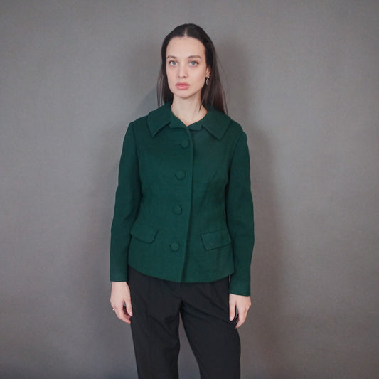 VIN-OUTW-33380 Vintage σακάκι μάλλινο S