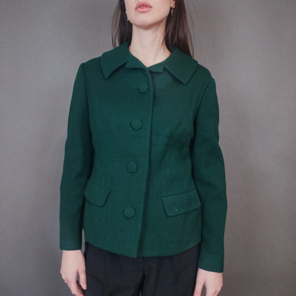 VIN-OUTW-33380 Vintage σακάκι μάλλινο S