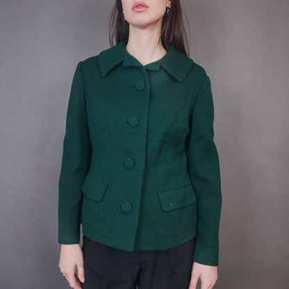 VIN-OUTW-33380 Vintage σακάκι μάλλινο S