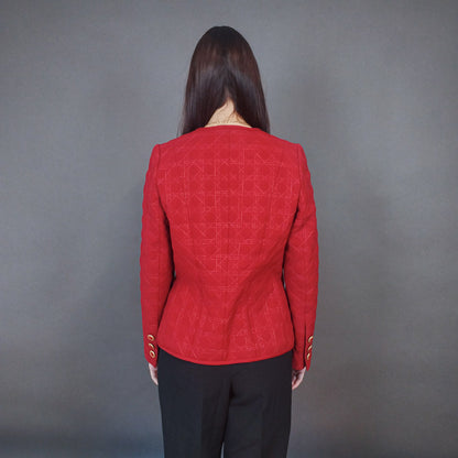 VIN-OUTW-33381 Vintage σακάκι μάλλινο Μ