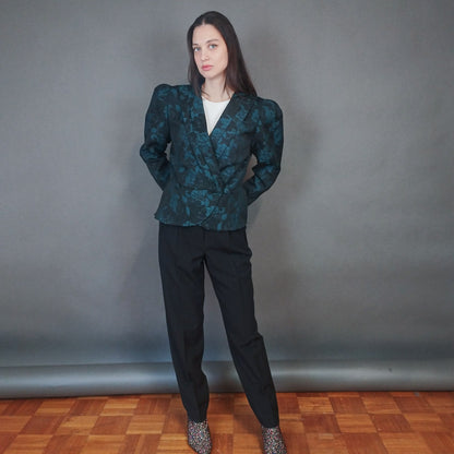 VIN-OUTW-33382 Vintage σακάκι με ανάγλυφα σχέδια L