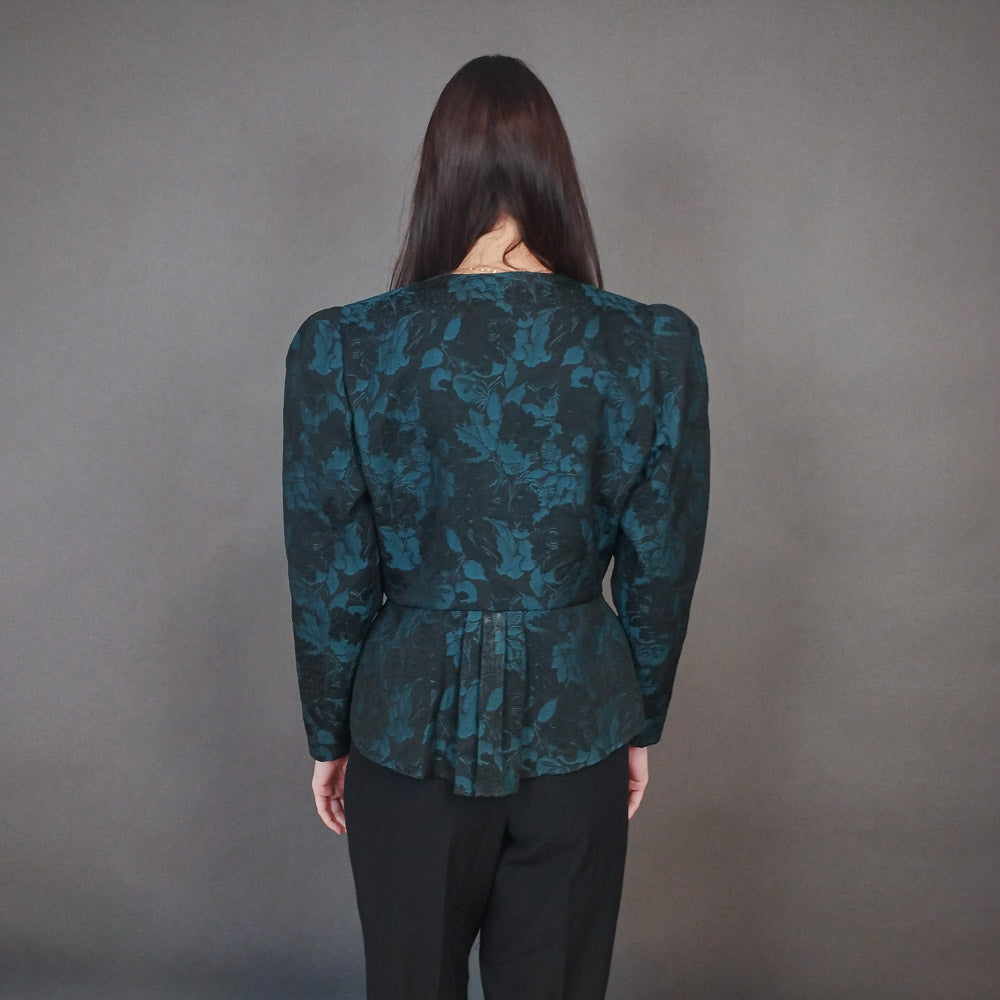 VIN-OUTW-33382 Vintage σακάκι με ανάγλυφα σχέδια L