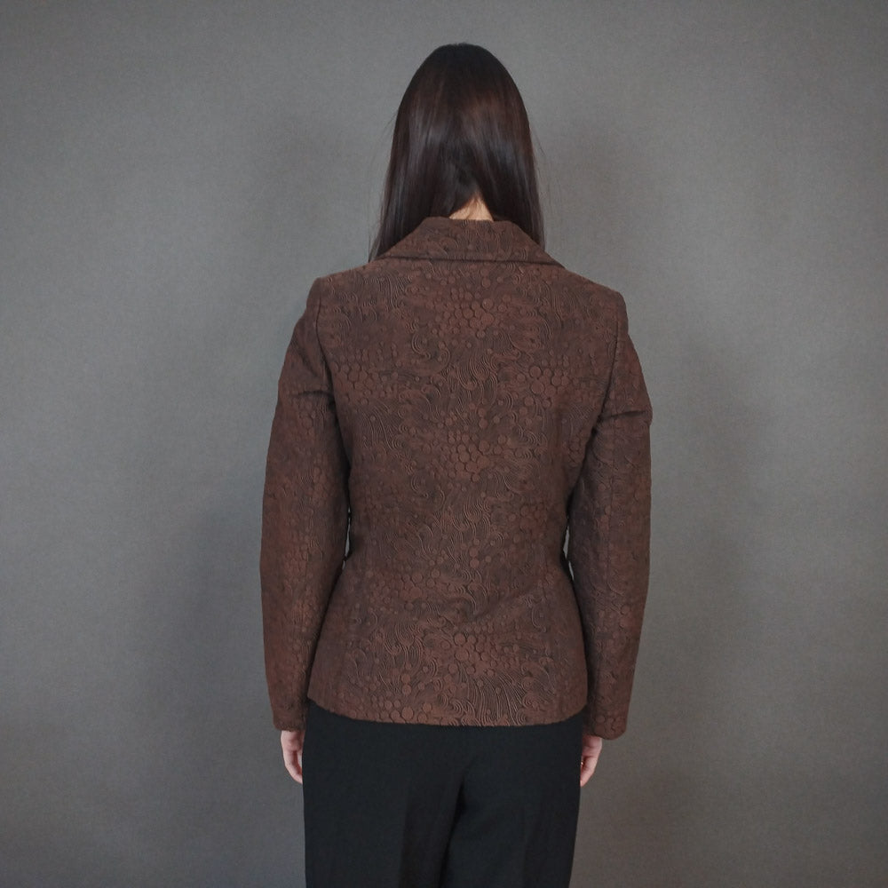 VIN-OUTW-33387 Vintage σακάκι με ανάγλυφα σχέδια S