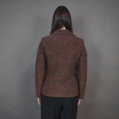 VIN-OUTW-33387 Vintage σακάκι με ανάγλυφα σχέδια S