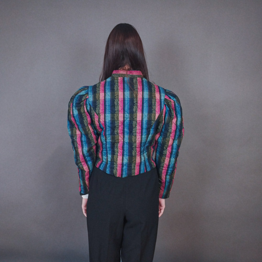 VIN-OUTW-33430 Vintage σακάκι έθνικ εμπριμέ M