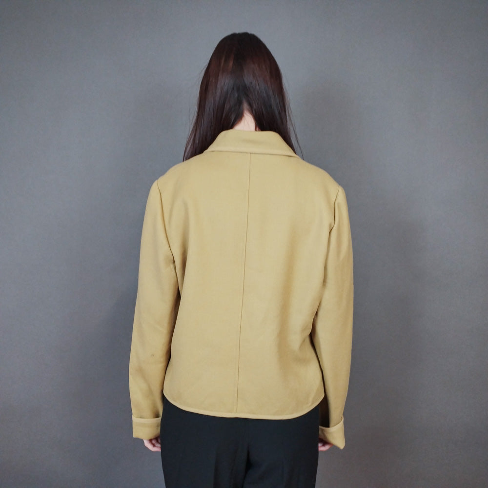 VIN-OUTW-33392 Vintage σακάκι γαλλικό μάλλινο L