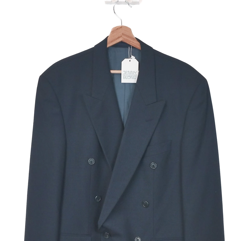 VIN-OUTW-35172 Vintage σακάκι ανοιξιάτικο μπλε L