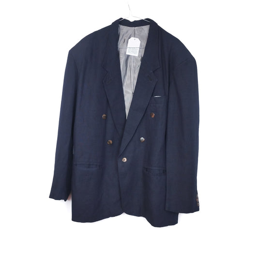 VIN-OUTW-32460 Vintage σακάκι ελαφρύ σταυροκουμπωτό L