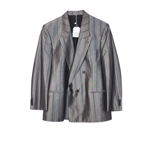 VIN-OUTW-32452 Vintage σακάκι επίσημο γκρι S-M