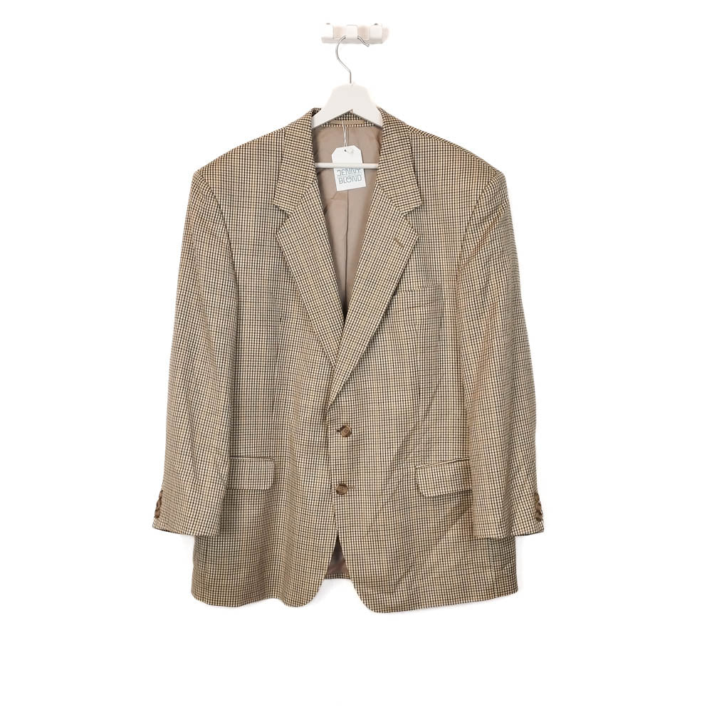 VIN-OUTW-35182 Vintage σακάκι ανοιξιάτικο καρό L-XL