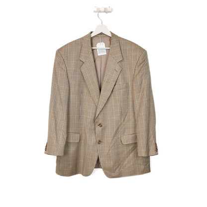 VIN-OUTW-35182 Vintage σακάκι ανοιξιάτικο καρό L-XL