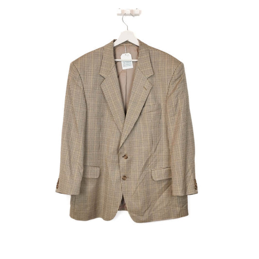VIN-OUTW-35182 Vintage σακάκι ανοιξιάτικο καρό L-XL