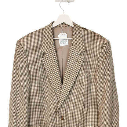 VIN-OUTW-35182 Vintage σακάκι ανοιξιάτικο καρό L-XL