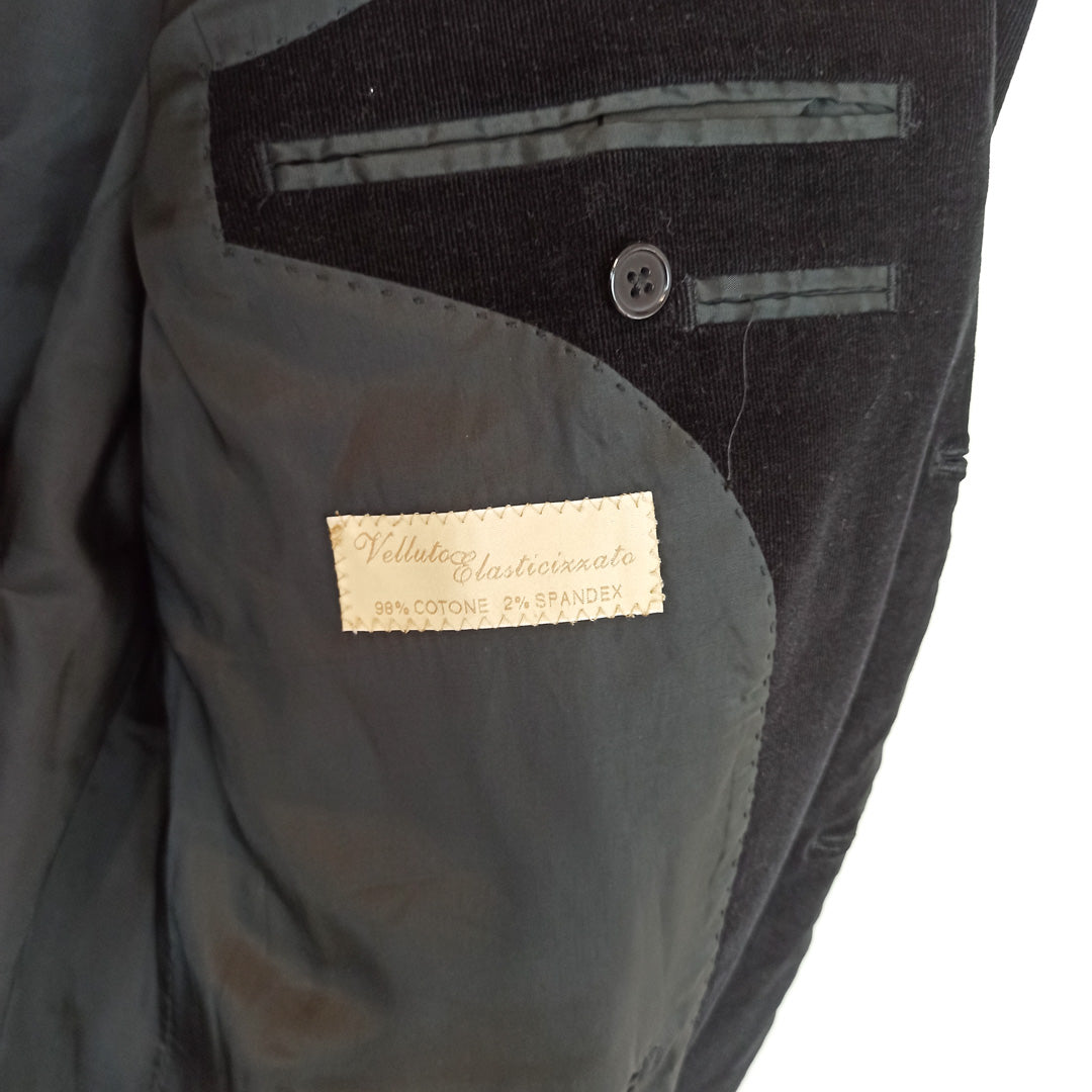 VIN-OUTW-25214 Vintage ανδρικό σακάκι βελούδινο κοτλέ L