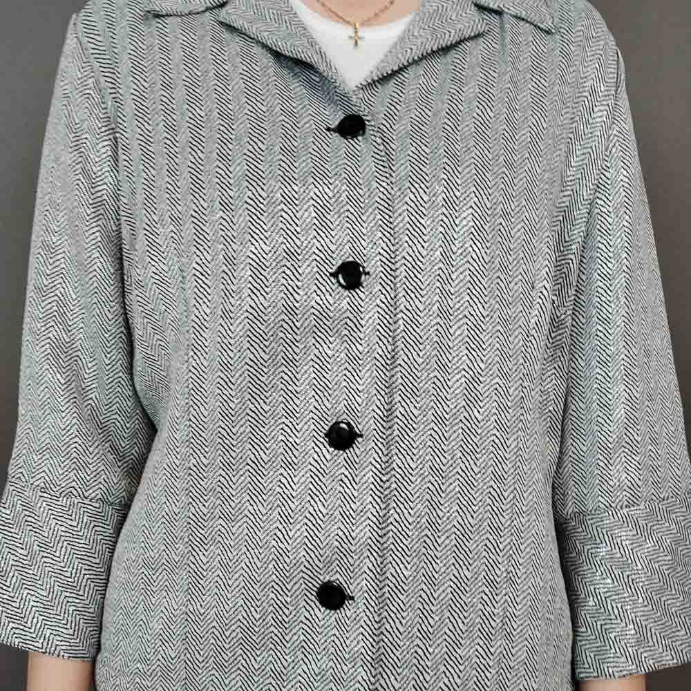 VIN-OUTW-33335 Vintage σακάκι βισκόζη M