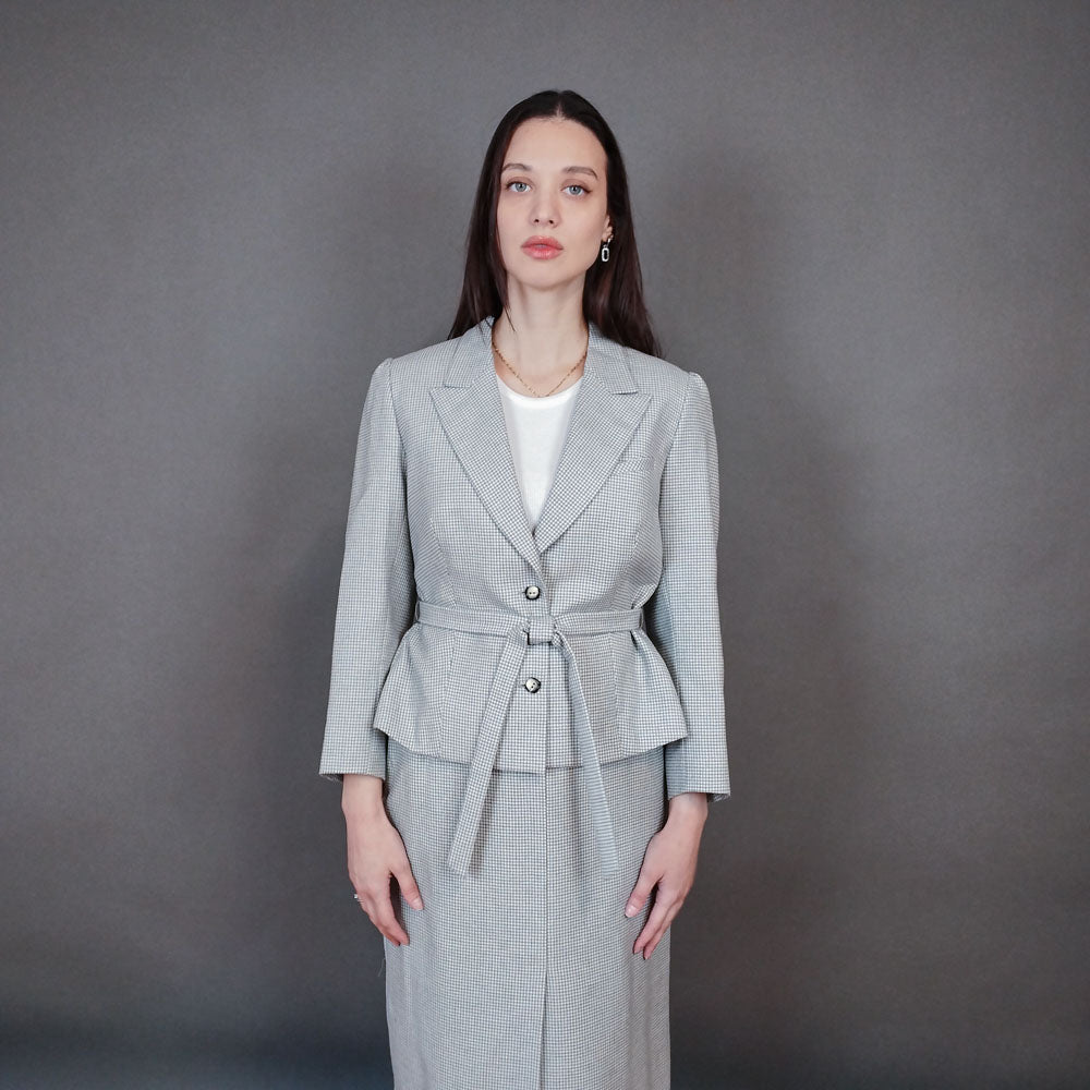 VIN-OUTW-33317 Vintage σακάκι pied de poule M