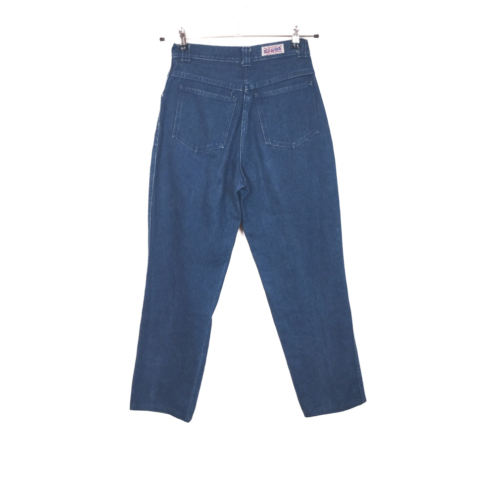 VIN-TR-35136 Vintage denim ψηλόμεσο γυναικείο παντελόνι S-M
