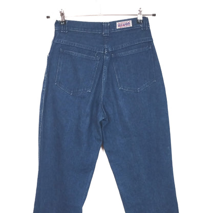 VIN-TR-35136 Vintage denim ψηλόμεσο γυναικείο παντελόνι S-M