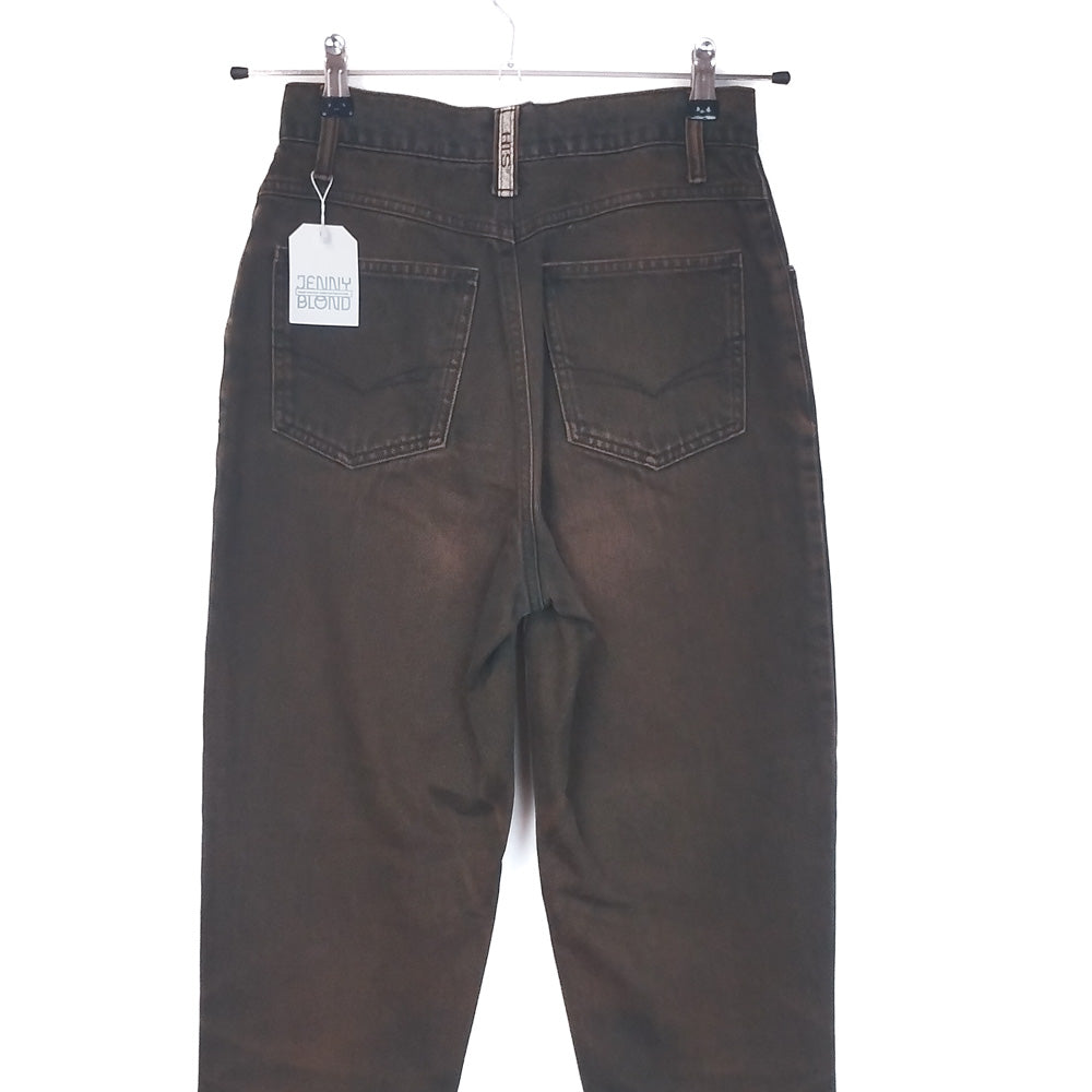 VIN-TR-35161 Vintage denim ψηλόμεσο γυναικείο παντελόνι M