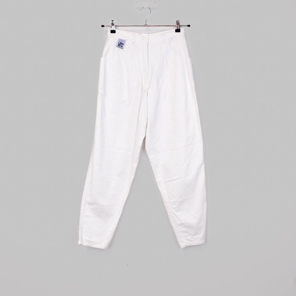 VIN-TR-35150 Vintage denim ψηλόμεσο γυναικείο παντελόνι S-M