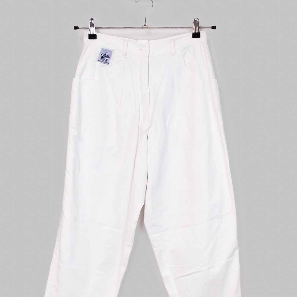 VIN-TR-35150 Vintage denim ψηλόμεσο γυναικείο παντελόνι S-M