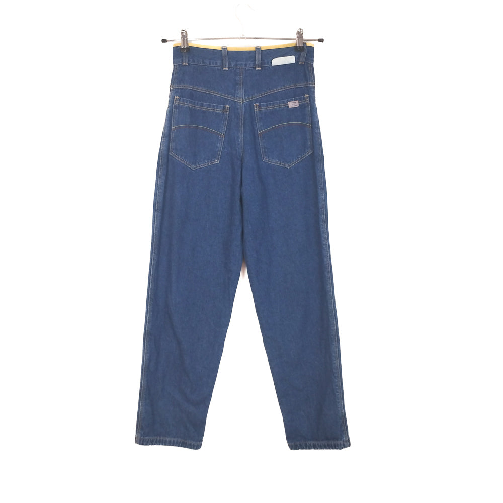 VIN-TR-35135 Vintage denim ψηλόμεσο γυναικείο παντελόνι S-M